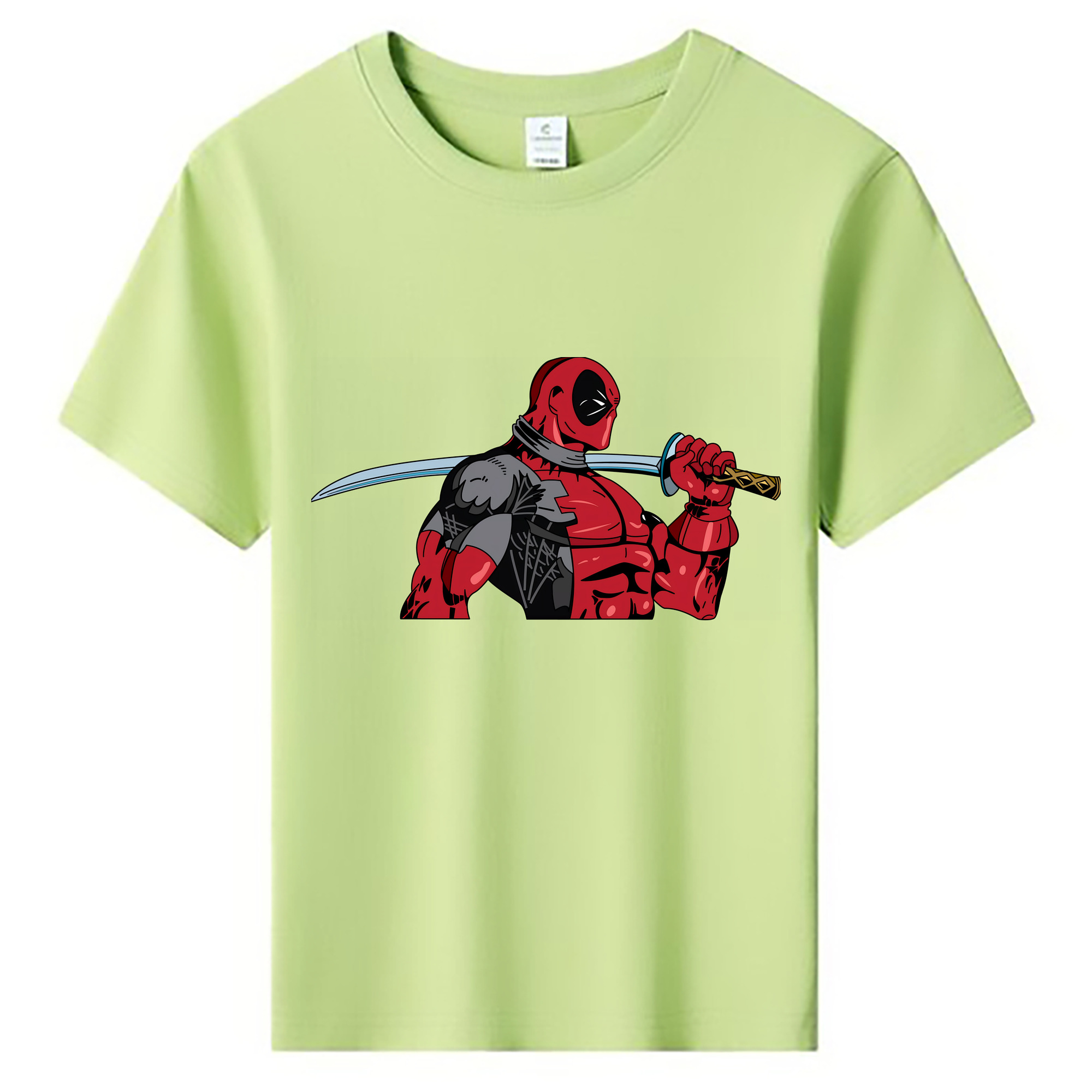 （画像用） Deadpool デッドプール 綿100％キッズTシャツ（フロントプリント）